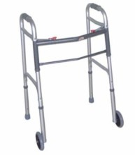 Aluminium alloy medical foldable mobility walking aids/rollator/walker with wheels for disabled YD-FJ-094