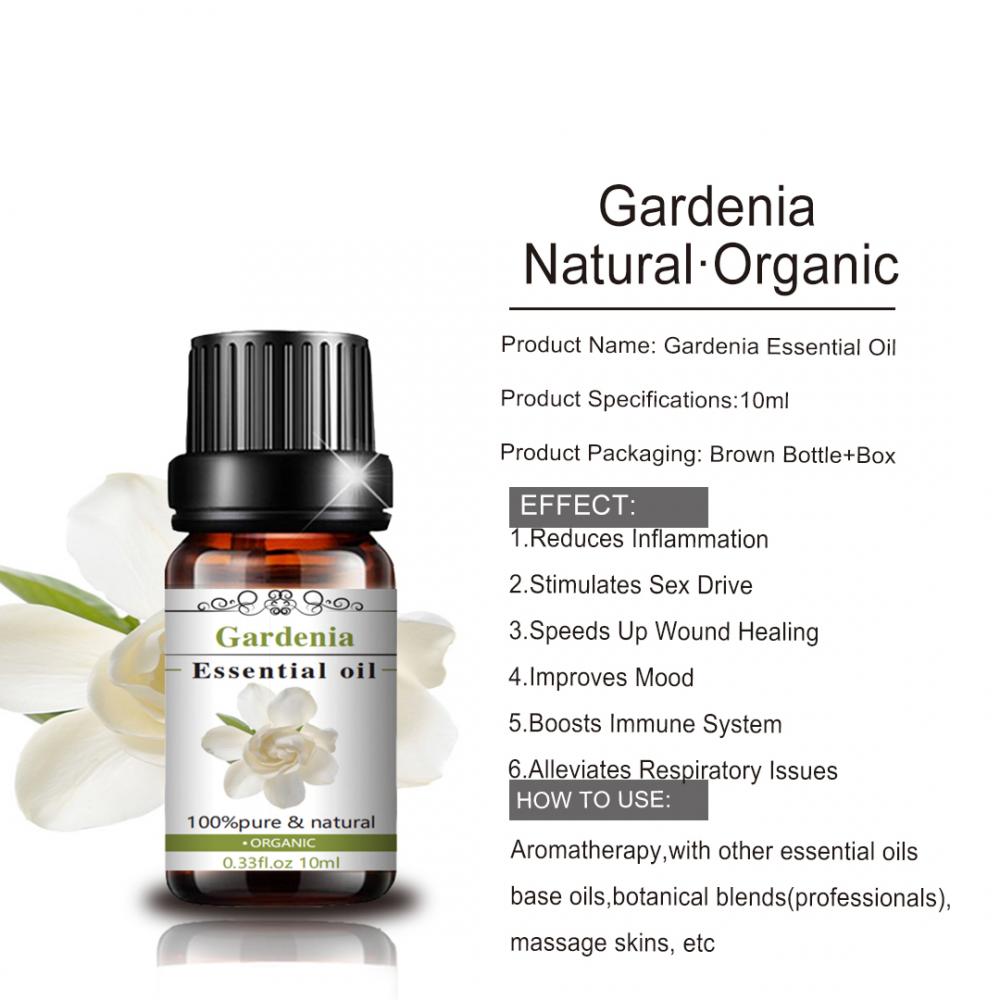 100% puro y naturaleza esencial Aceite Gardenia Aceite