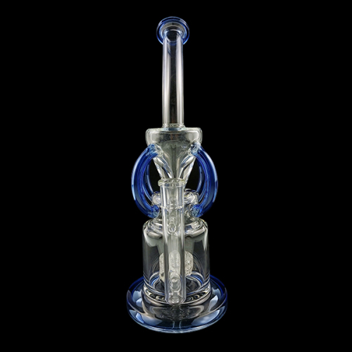 도매 트리 Perc DAB 석유 장비 흡연 액세서리 Shisha Hookah Recycler 유리 수도관 14mm 보울