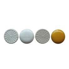 Yellow Rounded Ceramic Road Stud Reflector