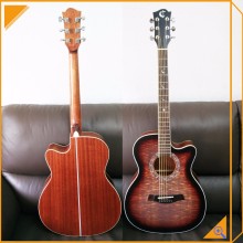 guitar body colourful Korean acoustic guitar supplier
