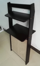 MDF material leaning wall cat scratcher