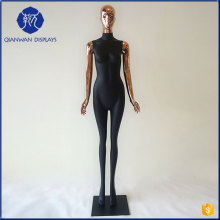 Plus size female gold chrome torso mannequin