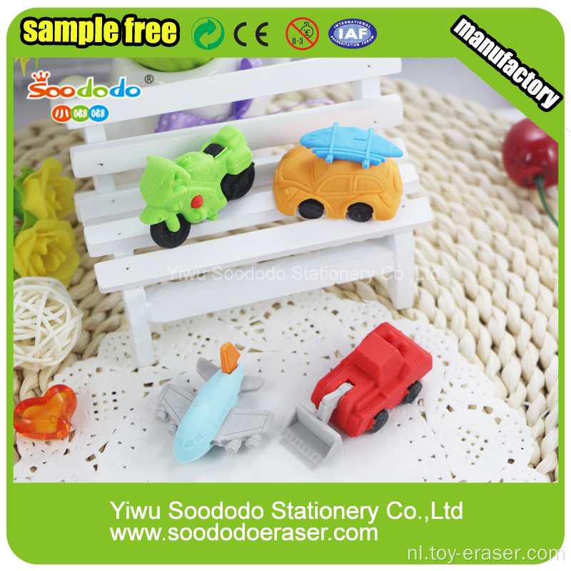 SOODODO Green Ali 3D Animal vormige mini Erasers