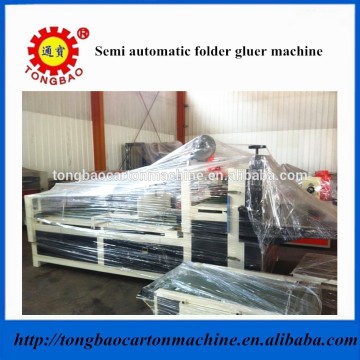 Semi-auto 2600 Type Carton Folder Guler Machine