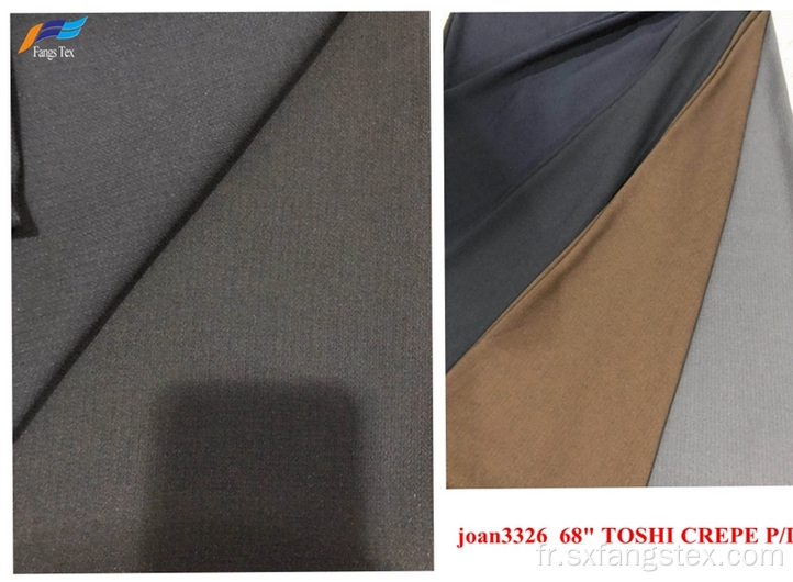 Tissu Jersey Polaire Polyester Toshi Crepe PD