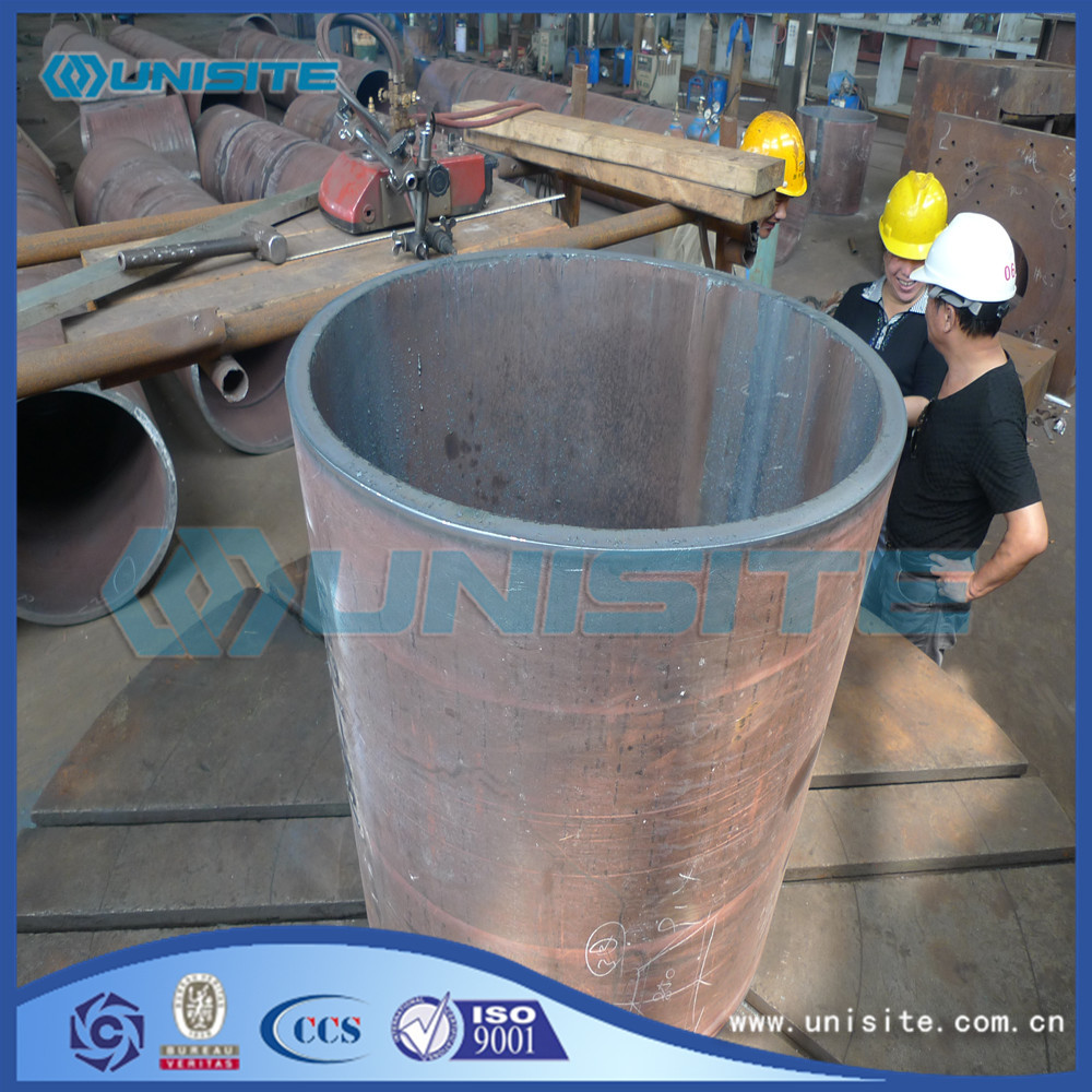 Dredge wear resistant steel pipes