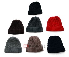 custom mens ladies plain tuque taque cabel pattern knitted beanie hat