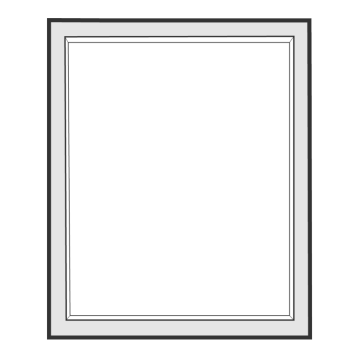 Big Picture Black Window Panoramic Window Fixed Window