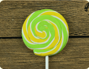 Lollipop Shaped Rubber Eraser