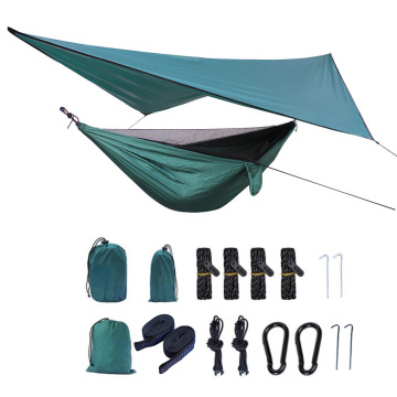 Double Person Camping Tent with Hammock Swing and Mosquito Canopy