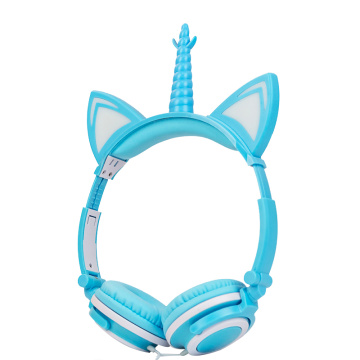 Stylish Unicorn Headphone for Children Girls Christmas Gift