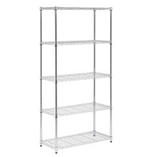Heavy Duty Steel Chrome Storage Wire Shelving Unit