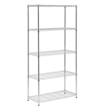 Heavy Duty Steel Chrome Storage Wire Shelving Unit