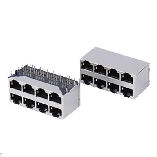 Κλειστός θύρα RJ45 2x4P χωρίς μπροστινό EMI 4.57