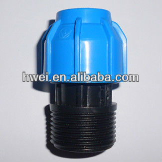 PP Compression Fitting Male coupling