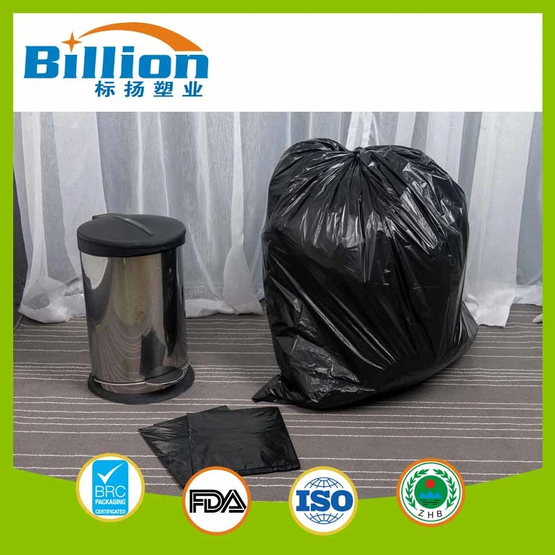 Logo Printed Advertising HDPE Supermarket Plastic T Shirt Bags on Roll