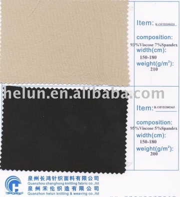 Viscose Spandex (Lycra) Fabric