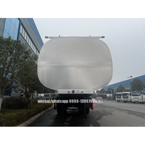 Aceite comestible/ leche/ productos lácteos Liquid Food Grade Transportation 3 Axes Semi trailer