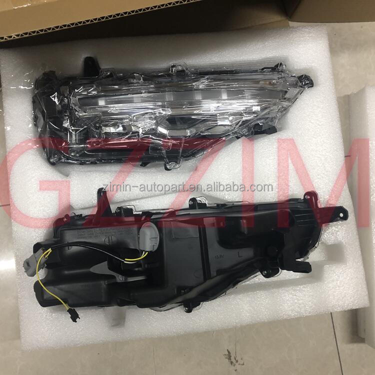 2pcs LED DRL Car Daytime Running Light For Fort*ner 2021+