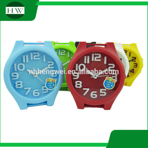 watch head shape alarm clock watch plastic alarm clock watch desk clock