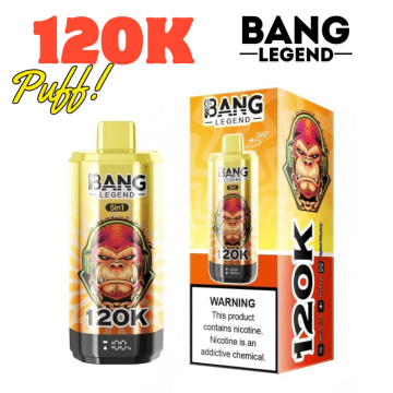 Longest Lasting Disposable Vape Bang Legend 120k Puff