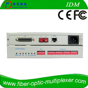E1 to V.35 fiber optic protocol converter support SNMP webmaster