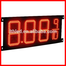 Red gas station programmable led sign