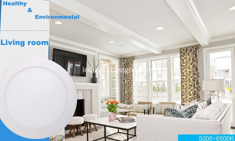 3W round led panel light