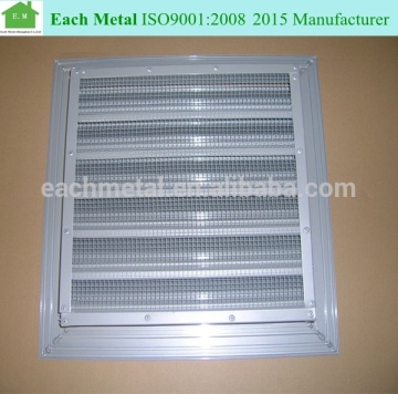 Ventilation fixed louvered casement window,aluminum shutter window