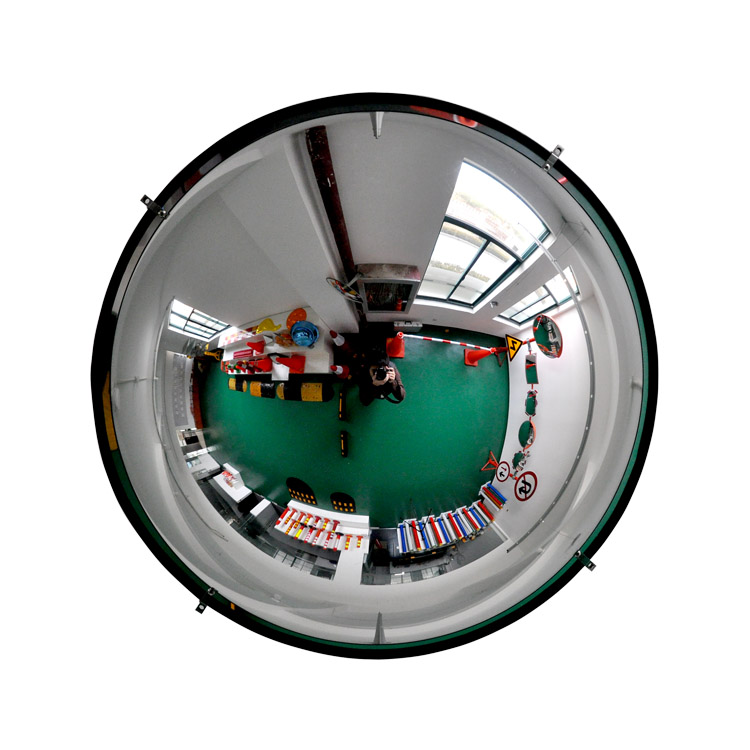 Bigger viewing safety 360 degree view plastic full dome convex mirror, sphere convex mirror/