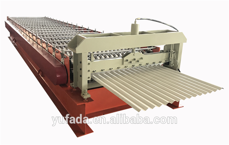 Corrugated iron roof making machine rolling roller