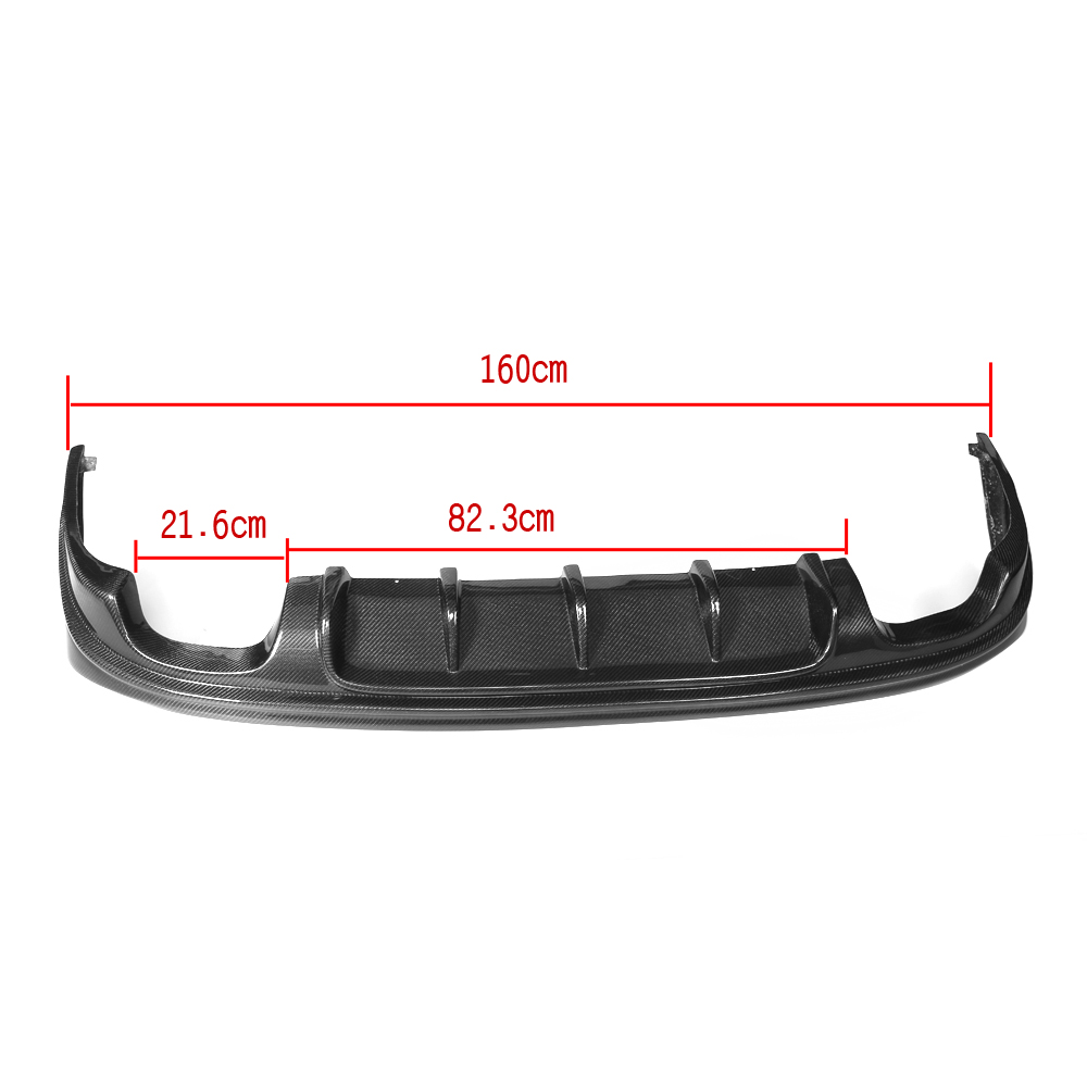 Carbon Fiber IS350 Rear Valance Lip for Lexus IS-F IS250 IS300 F Sport Sedan 4-Door 2013-2016