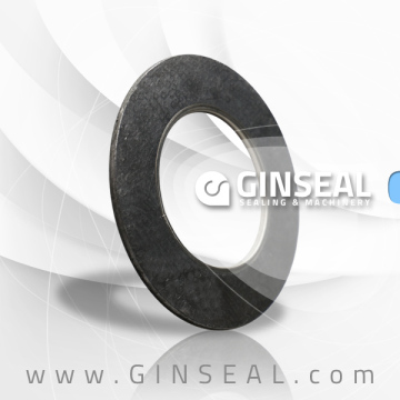 Graphite complex gasket with reinforce