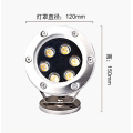 Led underwater spot light for landscape