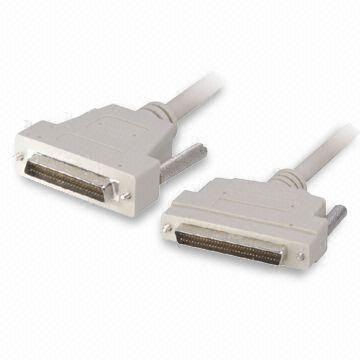 Small Computer System Interface Cable for VHDCI-68/HPDB68, RoHS Compliant