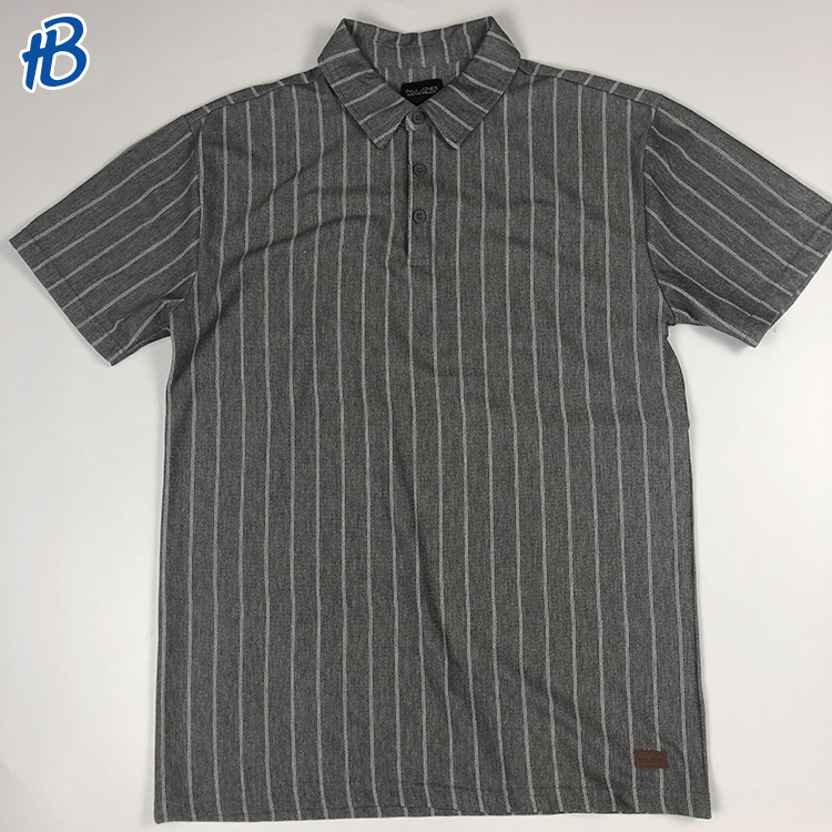 Popular new grey short sleeved polo shirt