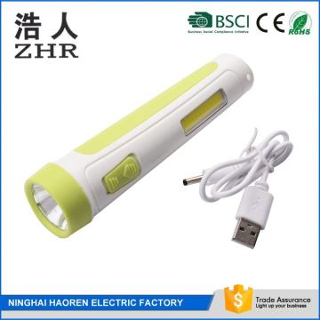 aluminium led rechargeable torch light