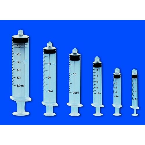 Injeção descartável médica 3 peças Luer Lock Seringa