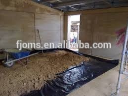 Plastic black builders film Concrete film 2mx50m