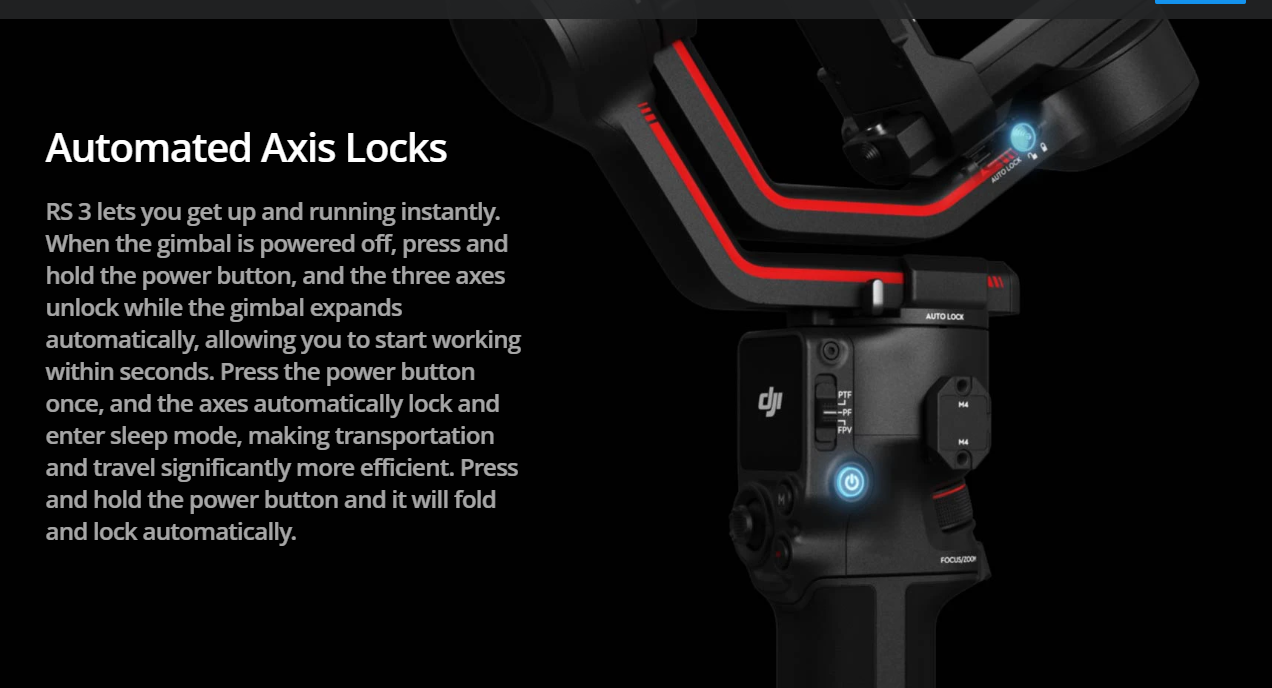 The new 2022 DJI RS 3 Handheld stabilizer 3kg heavy 1.8-inch touch color screen for 12 hours of battery life DJI RS 3
