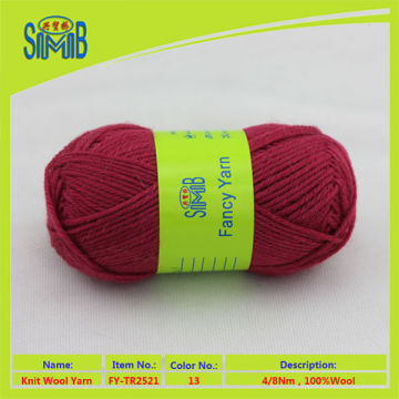 China exporter online sale 100% wool knitting yarn for hand knitting