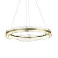 Lustre rond en verre LEDER