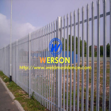 Galvanised Palisade Fencing