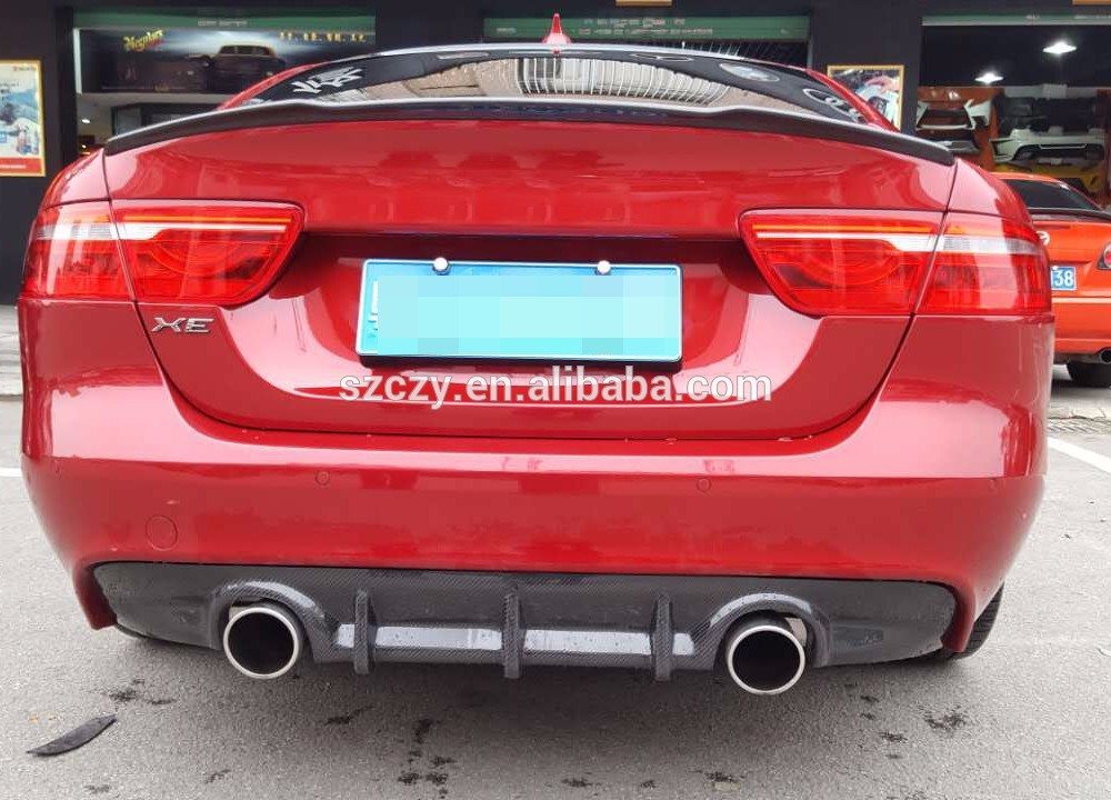 Rear Bumper Position Carbon Fiber XE Rear Diffuser for Jaguar XE 2015Up