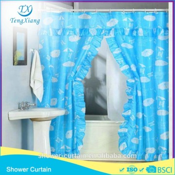 Fabric Fancy Valance Bathroom Window Curtain
