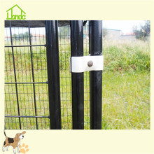 Large black welded pet dog runs dog kennel