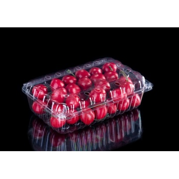Recipiente de comida de plástico descartável para frutas