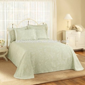 Hot sale White Cotton Quilted Bedspread/ cotton quilt bedspread