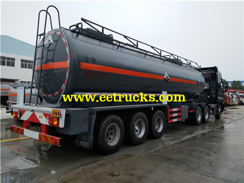 3 Axle hydrochloric Acying Train Trailers